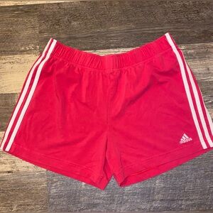 Adidas Women's Bright Pink Athletic Shorts
